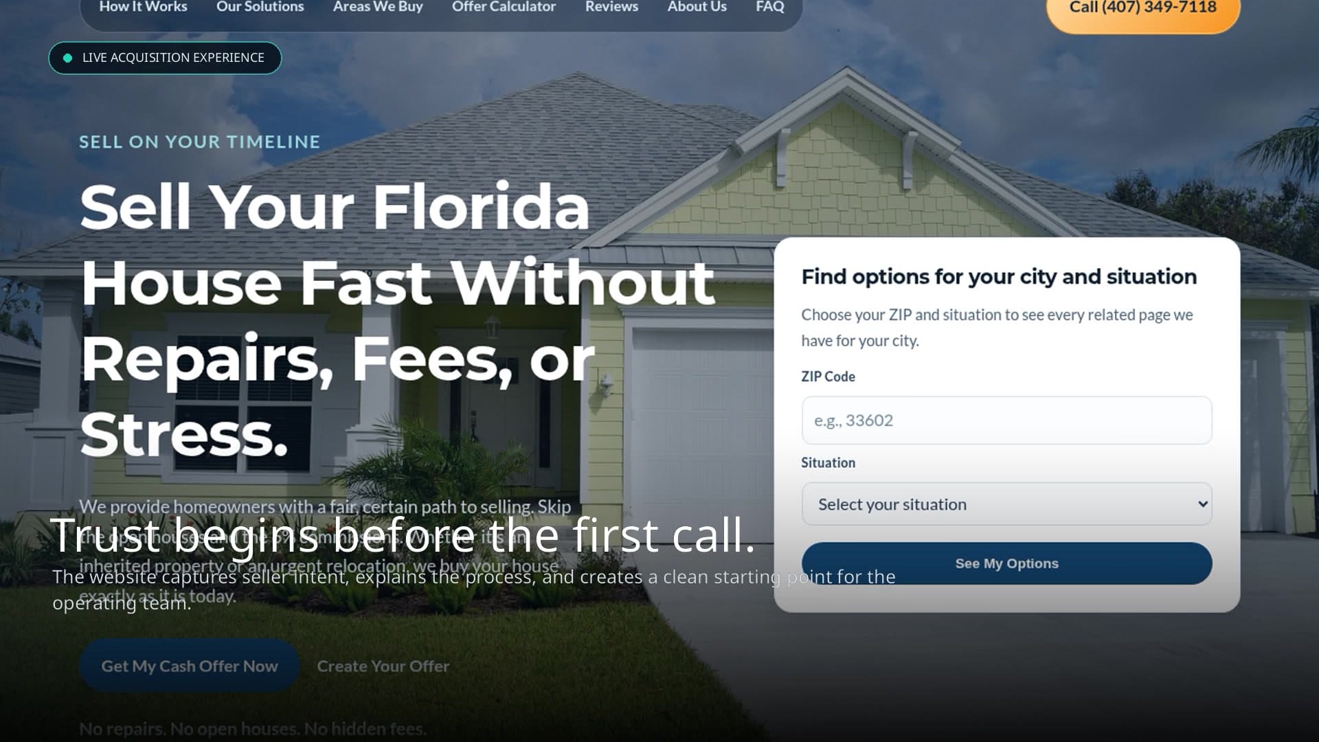 Florida Cash House Buyers 7SVN operating system example